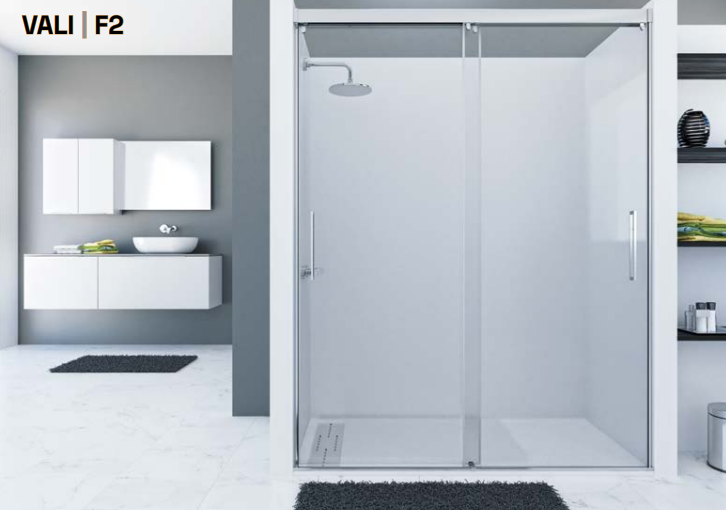Mampara de baño elegante